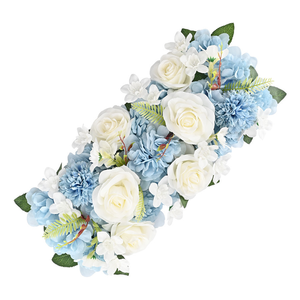 Decoración Floral de Lujo Hecha a Mano con Seda para Bodas, Mezcla de Rosas, Peonías e <span class=keywords><strong>Hortensias</strong></span>, para Puertas y Ventanas Arqueadas, Ideal para Halloween - Product Image 4