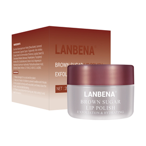 LANBENA marrón azúcar labio bálsamo exfolation labio máscara de dormir envío gratuito - Product Image 5