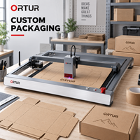 Machine de gravure et de découpe laser à diode Ortur OLM3 10W avec module LU2 10A pour projets de bricolage en bois