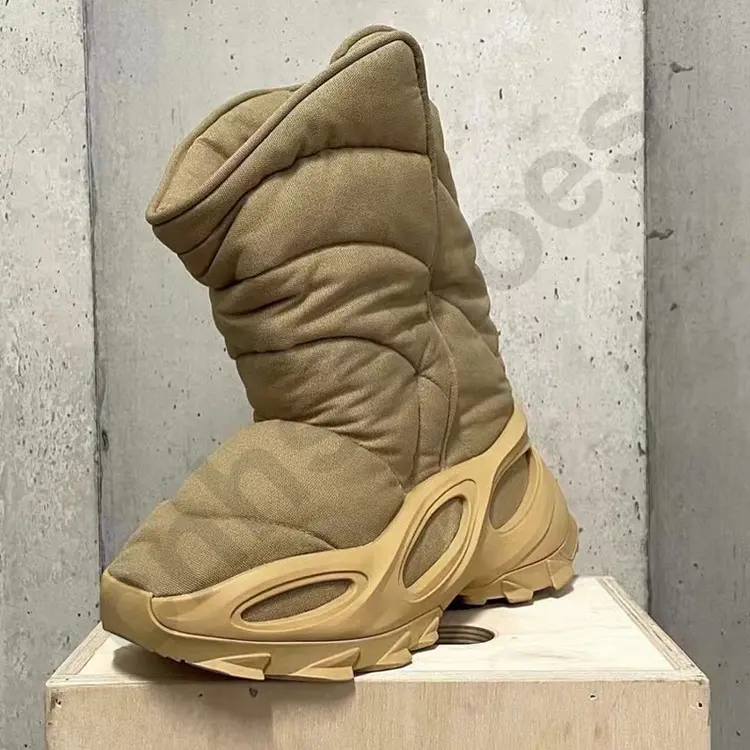 2022 New Pattern Woman Shoes Yezzy Khaki Women's Snow Boots Shoes New Style Yeezy Yezzy Warm Snow Boots For Men