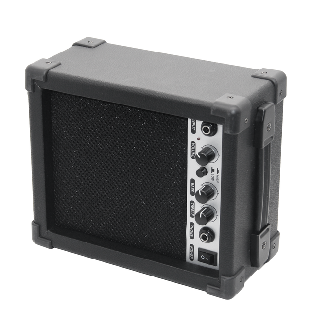 10 Watt Bass Guitar Combo Amplifier with Headphone Output High Low Switch for Home Bedroom Practice