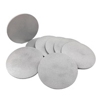 Disk Filter Sinter Bubuk Logam 0,5µm-100µm, Plat Filter Logam, Disk Filter Sinter Bubuk Baja Anti Karat 316L
