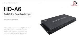 โมดูล HD-A6+4G จอแสดงผล LED แบบกล่องสองโหมดสีเต็มรูปแบบ ควบคุมการแสดงผล LED แบบซิงโครนัส - Product Image 2