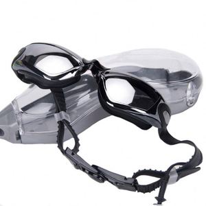 Lunettes de natation anti-buée imperméables en silicone pour hommes, femmes et enfants, avec lentilles en polycarbonate, universelles, marque Mairun, modèle USA 823 - Product Image 1