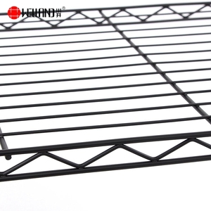 E-commerce Hot Sale 5 Tier Livingroom Balcony Storage Metal Black Wire Shelf Holder <strong>Shelving</strong> for Household - Product Image 2