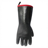 Gants de sécurité SIZA imperméables en néoprène résistants aux déchirures, doigts texturés, 14 pouces, résistants à la chaleur, pour la cuisson, la pâtisserie, le barbecue, le four