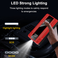 Démarreur de Voiture Portable Haute Performance EAFC 1000A 6400mAh 12V pour Véhicules à Essence et Urgences Routières