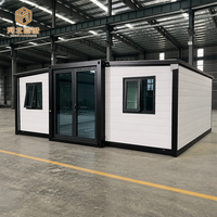 Maison modulaire en conteneurs moderne avec plusieurs fenêtres pour maisons familiales personnalisées, logements d'hôtes et projets de villas mobiles