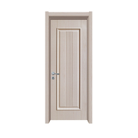 Cadre de porte latérale minimaliste en WPC 100% bois naturel imperméable avec surface finie et construction composite