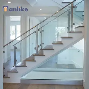 A casa moderna de metal deck de alumínio para escadas, torneira de vidro para varanda, com design semelhante, canal em U, ideal para o exterior
