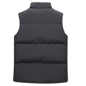 Chaleco casual ecológico de invierno para mujer, con cuello alto, sin mangas, cálido, con bolsillos, resistente al frío. - Product Image 5
