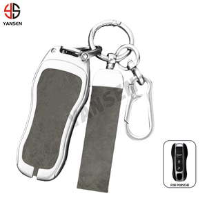 Pour Peugeot 207 307 308 607 807 407 <span class=keywords><strong>Citroen</strong></span> C2 C3 <span class=keywords><strong>C4</strong></span> C5 C6 <span class=keywords><strong>2023</strong></span> Mode En Alliage De Zinc De Voiture Clé À Distance Cas Couverture Shell Fob Porte-clés - Product Image 3