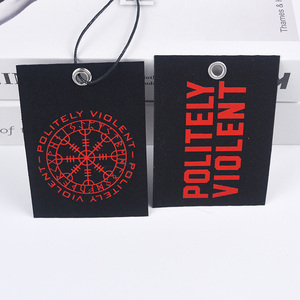 Etiquetas colgantes mate gruesas para ropa con estampado personalizado, etiquetas de silicona para ropa en relieve, troquelado reciclado, etiquetas para ropa y zapatos - Product Image 2