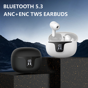 Hot Bán Màu Đen Thông Minh LED Hiển Thị Sạc Trường Hợp Bt5.4 Đúng Không Dây Earbuds Trong Tai TWS Stereo Tai Nghe Bluetooth Earbuds - Product Image 6