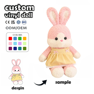 Peluche Coniglietto che Corre nella Foresta, Giocattoli di Peluche, Cuscino per Dormire, Regalo di Compleanno per Ragazze - Product Image 1