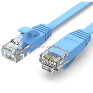 Best Price 5M 10M Blue Rj45 CAT6A 24AWG Internet Lan Network Internet Computer Patch Cable