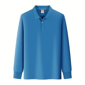 Chemise à manches longues personnalisée de haute qualité en coton et polyester, uniforme de travail, polo décontracté pour le golf et les affaires pour hommes - Product Image 6