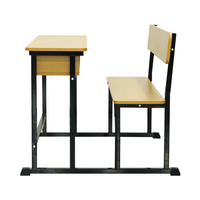 Mobilier scolaire moderne, pupitre et banc de salle de classe, table et chaises pour étudiants de bibliothèque