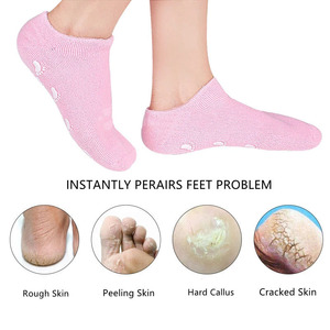Chaussettes hydratantes <span class=keywords><strong>pour</strong></span> semelles, gel <span class=keywords><strong>pour</strong></span> talons, chaussettes de spa <span class=keywords><strong>pour</strong></span> réparer et adoucir les peaux sèches et gercées des <span class=keywords><strong>pieds</strong></span> - Product Image 3