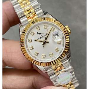 Elegante Reloj de Pulsera para Hombre de Negocios con Caja Dorada, Espejo de Zafiro, Resistente al Agua, Mecánico Automático, con Moissanita - Product Image 5