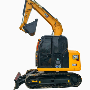 เครื่องขุด Cat307แบบใช้ใน7ton รถตักดินขนาดเล็กใช้307d แมว CAT307e2 307E แมวสภาพดีไฮดรอลิกตีนตะขาบ - Product Image 1