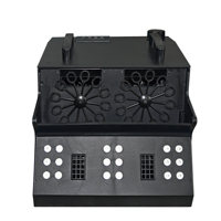 Machine à fumée à bulles LED à double ventilateur MOKE 2000W, télécommandée, pour scène, fêtes et événements