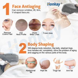 Appareil de lifting facial personnalisable avec écran tactile 10,4 pouces, remodelage du corps, réduction de la graisse et renforcement du collagène, dispositif 7dHiifuu pour salon - Product Image 3