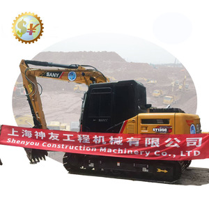 99% nouvelle pelle SANY SY135U avec moteur diesel japonais Isuzu 4JJ1 nouvelles pelles moyennes SANY SY75 SY95 SY135C pelle d'occasion - Product Image 1