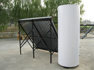 Chauffe-eau <span class=keywords><strong>solaire</strong></span> <span class=keywords><strong>hybride</strong></span> pressurisé avec alimentation électrique de secours et collecteur à caloducs - Product Image 5