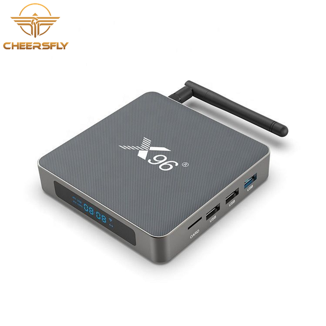 Android 11 Media Player X96X6 RK3566 BT4.0 8K H.265 HEVC Infrared Remote Control TV Box