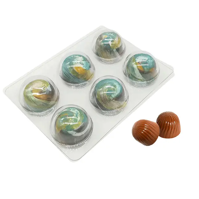 Custom Thermoformed Chocolate Candy Blister Insert Trays