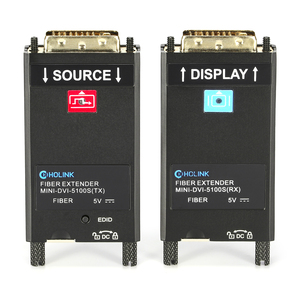 Konverter serat <span class=keywords><strong>DVI</strong></span> 4k 60Hz, pemancar dan penerima SFP Mode tunggal 4K <span class=keywords><strong>DVI</strong></span> ke serat optik 10km LC <span class=keywords><strong>Fiber</strong></span>