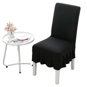 Polyester Spandex jersey Wedding Skirting Chair Covers For Events Party Hotel Decoration Stretch Elastic Seat Cover