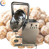 Machine automatique de recouvrement de bonbons au caramel et aux noix de 3-5 kg, machine de pulvérisation de sucre pour fèves de chocolat