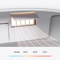 Vente chaude japonaise Smart Auto Bidet Toilette avec siège chauffant et double chasse allongée Veilleuse P-Trap S-Trap Modèles de drainage