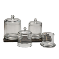 Nouvelle arrivée 7oz 10oz Premium Design bocaux en verre vides avec couvercle cloche capacité de 200ml pour la fabrication de bougies emballage diffuseur