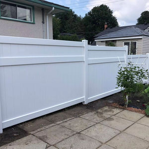 لوس أنجلوس شعبية في الهواء الطلق مقاومة للماء مقاومة للأشعة فوق البنفسجية تعفن أبيض الخصوصية الكاملة الفينيل السياج - Product Image 1