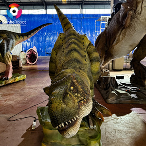 Hochwertiger Jurassic Theme Park Animatronic Dinosaurier Statue Großes <span class=keywords><strong>Trex</strong></span> Roboter modell für Einkaufs zentrum Kindertag stätte Dekoration für - Product Image 3