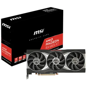 MSI AMD Radeon RX 6800 XT 16G 256 비트 GDDR6 AMD RDNA 2 Architecture 처가있는 게임용 그래픽 카드 사용