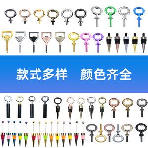 Zinc Alloy Bottle Opener Long Handle Round Shape Food Grade For Beer Wine Opening - Product Image 5