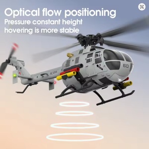 Hélicoptère RC C186S 2.4G 6 axes avec gyroscope, 4 canaux, maintien d'altitude, flux optique, moteur brushless, télécommandé, jouet pour enfants et adultes - Product Image 5