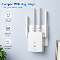 Répéteur WiFi sans fil 300 Mbps 2,4 GHz avec antenne à gain élevé et prise murale pour la maison et le bureau