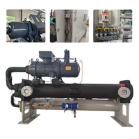 Refroidisseur à vis à grande capacité refroidi par eau 400 tonnes TC-1400W, unité de refroidissement par eau industrielle pour l'industrie chimique