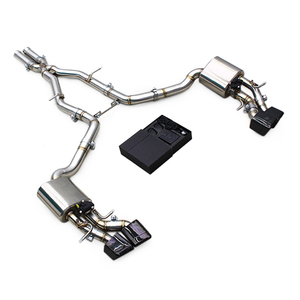 Système d'échappement Catback Boska pour Mercedes-Benz CLS550 V8 4.7L 2010-2016, échappement sport en acier inoxydable avec silencieux Valvetronic - Product Image 1