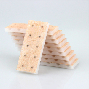 Vaccaria biji (Wangbuliu) stiker Auricular stimulasi tekanan Acupoint 100 buah - Product Image 4