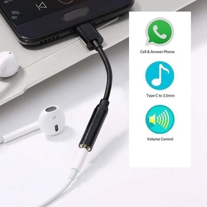 Cable <span class=keywords><strong>Adaptador</strong></span> <span class=keywords><strong>USB</strong></span> <span class=keywords><strong>C</strong></span> <span class=keywords><strong>a</strong></span> 3.5mm con Revestimiento de PVC, Puerto Macho Tipo <span class=keywords><strong>C</strong></span> 3.1 <span class=keywords><strong>a</strong></span> Conector <span class=keywords><strong>Hembra</strong></span> Estéreo de 3.5mm para Auriculares - Product Image 5