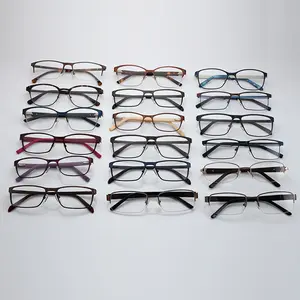 Promotional Cheap Stock Assort Ready Made Mixed Colors High Quality Pei Optical Frames Glasses And Metal Glasses Frame