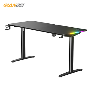 QIANBEI Carbon and Black up Motor <span class=keywords><strong>Computer</strong></span> Mobile Rgb luce elettrica Led 160 Gamer Living Cm piccolo angolo tavolo da gioco - Product Image 3