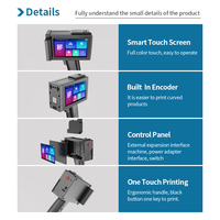 Imprimante jet d'encre portable HuinkJet IP300, système d'impression de codes QR variables pour la traçabilité en ligne