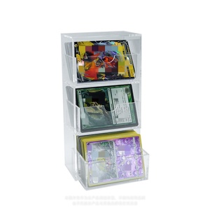 Best Selling for Modern Acrylic Card Holder Store Display Stand <b>Stackable</b> <b>Drawer</b> Organizer <b>Storage</b> Cabinet - Product Image 1